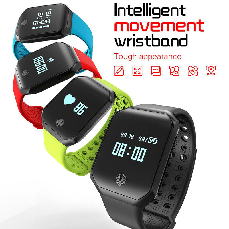 Bluetooth Smart Watch Z66 Smart Bracelet Waterproof Pedometer Heart Rate Blood Pressure Monitor Sport Sleep Tracker Watch | 24hours.pk