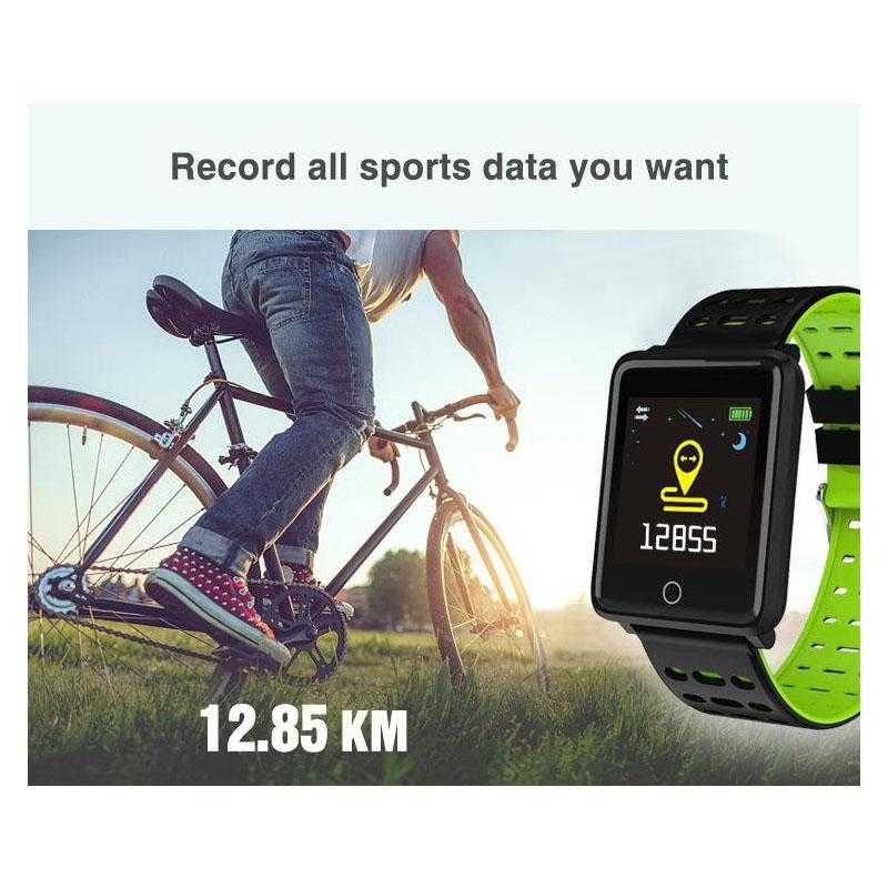 F21 Smart Bracelet Smartwatch Android IOS Bluetooth Sports Waterproof Heart Rate Monitor Blood Pressure Measurement Calories Burned Pedometer Call Reminder Sleep Tracker Sedentary Reminder | 24hours.pk