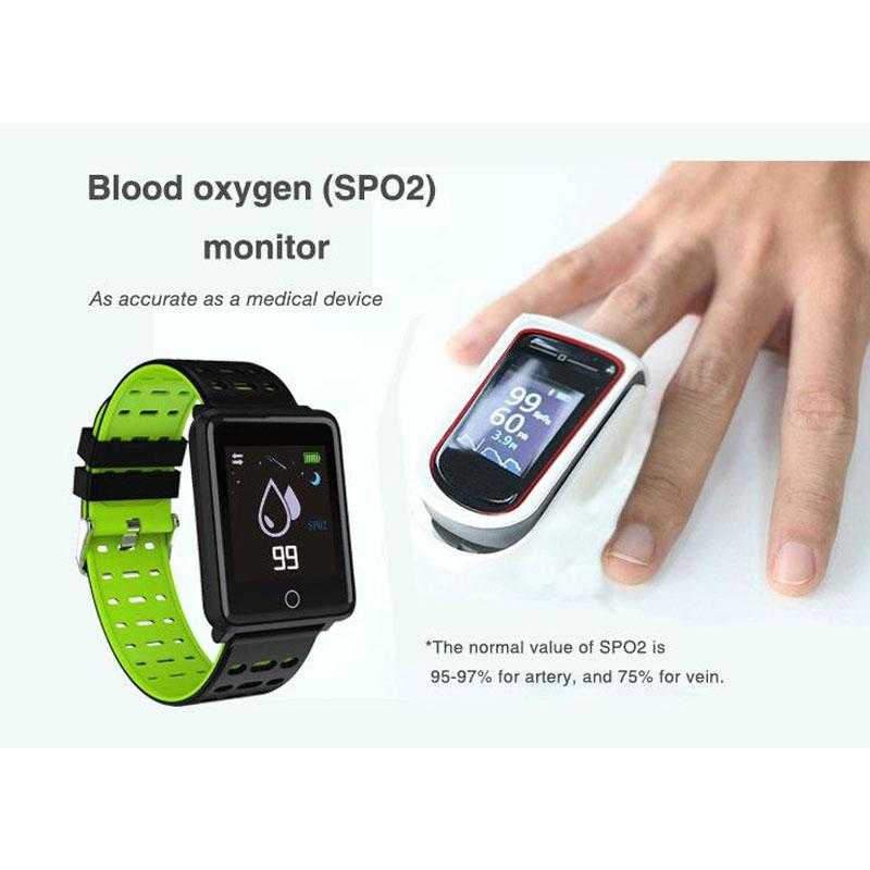 F21 Smart Bracelet Smartwatch Android IOS Bluetooth Sports Waterproof Heart Rate Monitor Blood Pressure Measurement Calories Burned Pedometer Call Reminder Sleep Tracker Sedentary Reminder | 24hours.pk