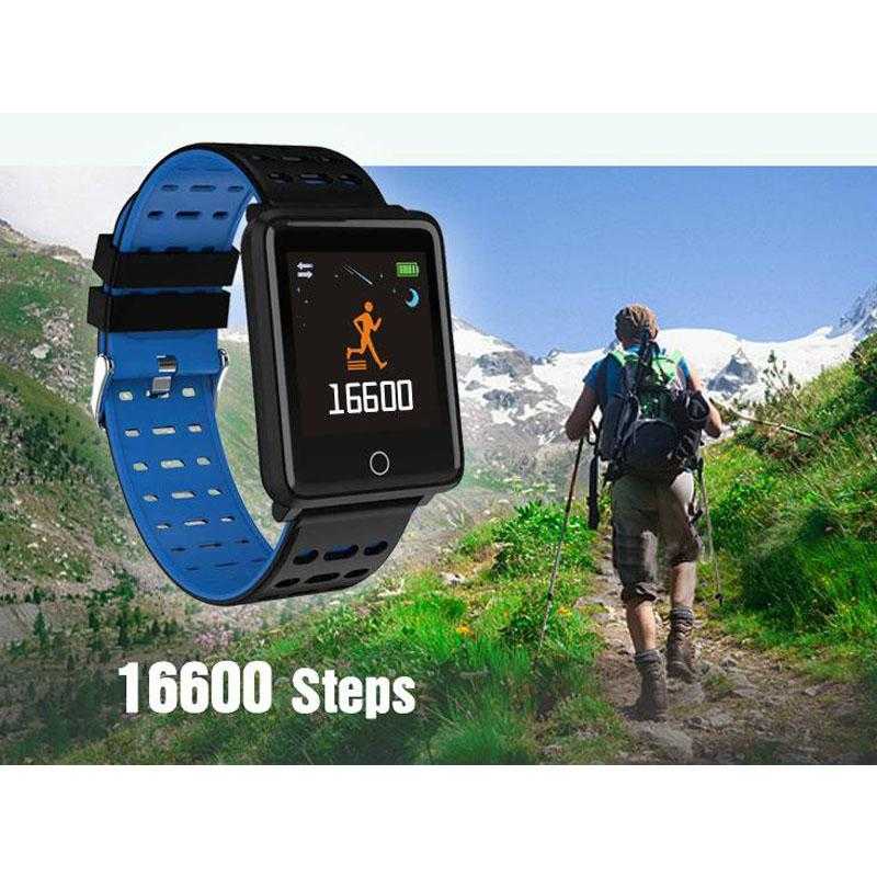F21 Smart Bracelet Smartwatch Android IOS Bluetooth Sports Waterproof Heart Rate Monitor Blood Pressure Measurement Calories Burned Pedometer Call Reminder Sleep Tracker Sedentary Reminder | 24hours.pk