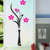 3D Flower Vase Acrylic Crystal DIY 3D 2mm Wall Art (48 Inches) | 24hours.pk