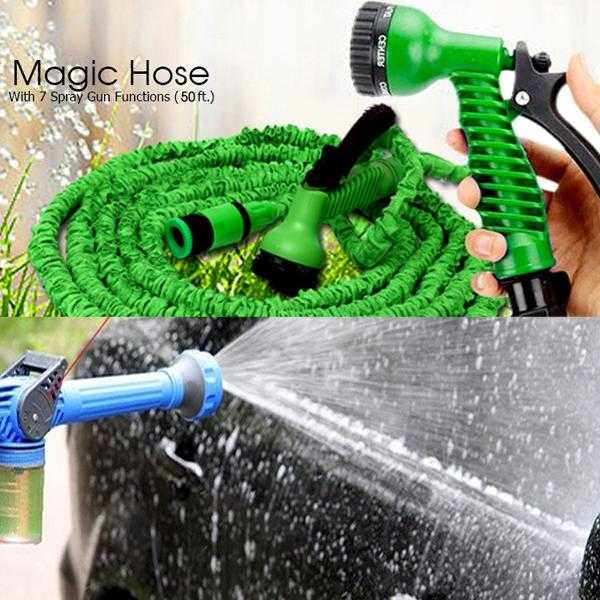 Pack of 2 – EZ Jet Water Cannon + Magic Hose – 50 FT (0124) | 24HOURS.PK