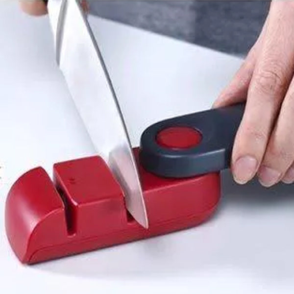 Knife Sharpener - Black & Red (0039) | 24hours.pk