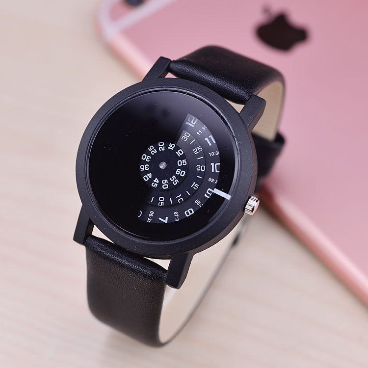 Creative Pattern Camera Concept Short Simple Special Digital Disks Hands Fashion Watch For Unisex Black 8563 | Abdul Basit Janjee