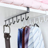 Cup Holder With 6 Hooks To Place Under The Cabinet, Coffee Cup Hooks Tie Hook Key Hooks, For Kitchen