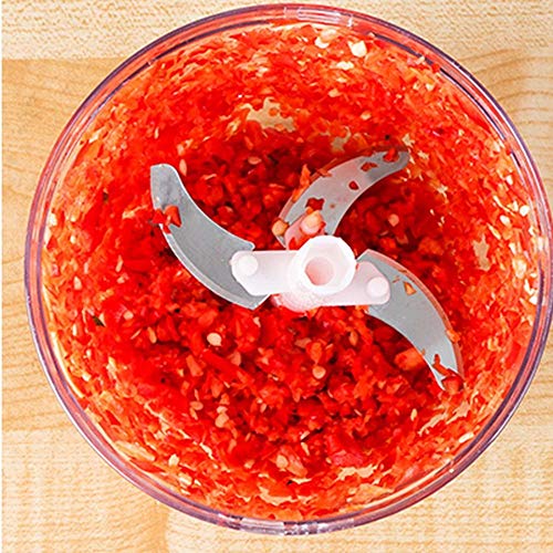 Portable Size 900ML Baby Kids Food Cutter Chopper Vegetable Fruit Meat Grinder Shredder Manual Slicers Kitchen Utensil Random Colorsm 7642 | 24hours.pk