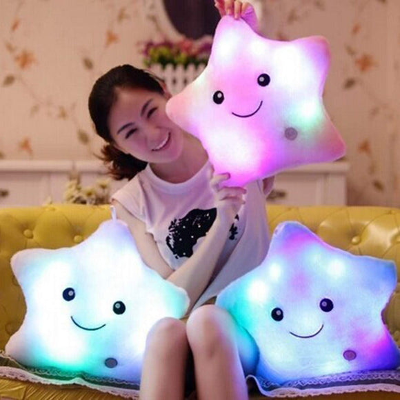 Unique Luminous Crazy Awesome LED Star Design Pillow Random Color | 24hours.pk