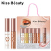 Highlighter Fashion Liquid Eye Shadow Diamond Pearlescent Color Waterproof Eye Shadow 12pcs Set