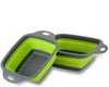 Storage Basket Foldable Square Silicone Drip Basket, Large Green Fruit and Vegetable Storage Basket Multi-Colors | 24hours.pk