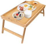 Modern table Solid Easy Fold Brown Wooden Serving tray | 24hours.pk