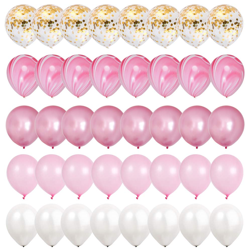 43 Pcs Set Glittery Heart Garland Sign Valentine's Day Party Decorations Wedding Party,Engagement Party Home Decor Balloons Random Design & Colors 55221 | 24hours.pk