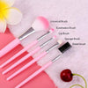 Set of 5Pcs Premium Quality Complete Makeup Brush Kit Beauty Cosmetic Tool-Random Color | 24hours.pk