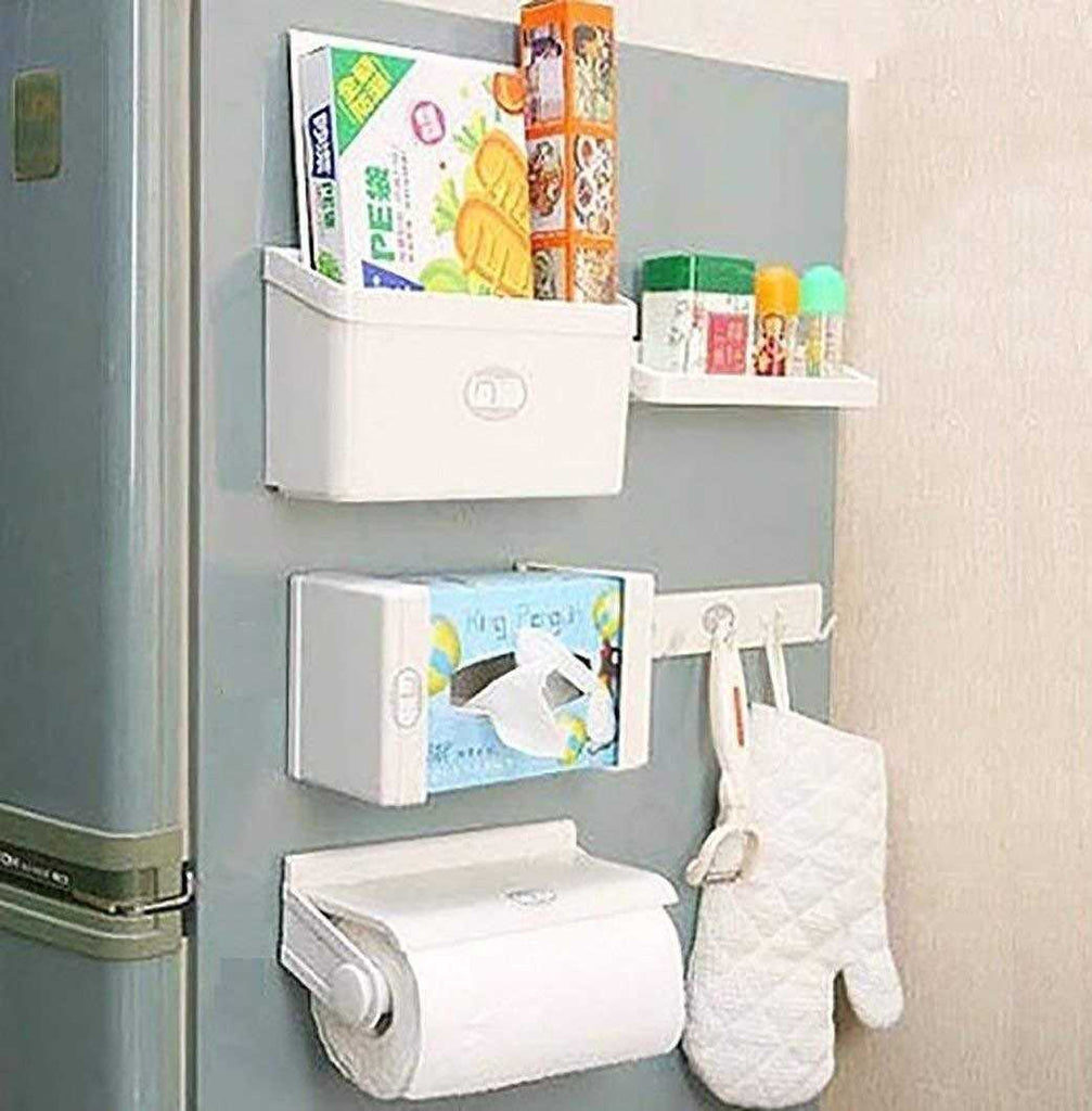 Set of 5 Magnetic Kitchen Storage Dispenser | 24hours.pk