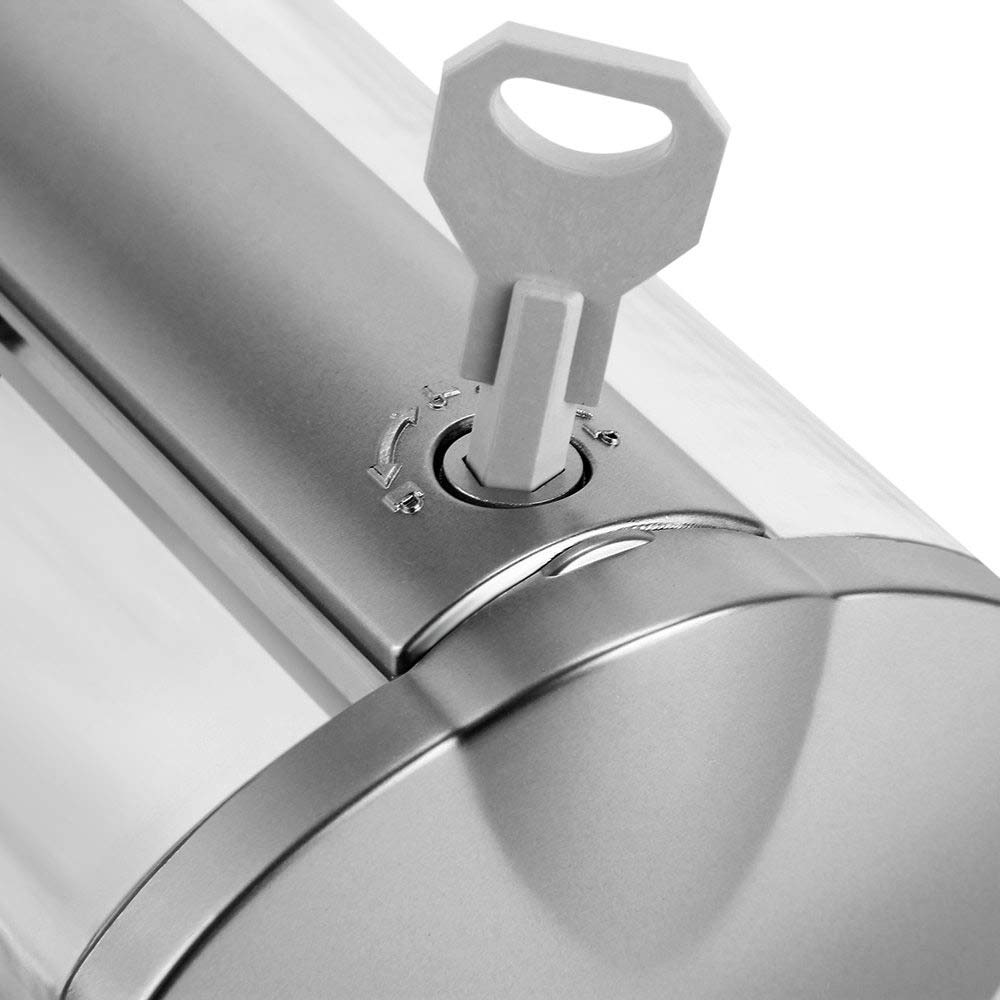 Liquid Soap Dispenser with Lock Key for Sink Bathroom, 350 ml 7421 | 24hours.pk