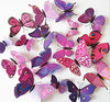 Pack of 2 Butterfly Wall Decor Stickers Random Design & Color Style | 24hours.pk