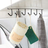 Cup Holder With 6 Hooks To Place Under The Cabinet, Coffee Cup Hooks Tie Hook Key Hooks, For Kitchen