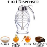 Honey Dispenser No Drip Syrup Dispenser Jar | 24HOURS.PK