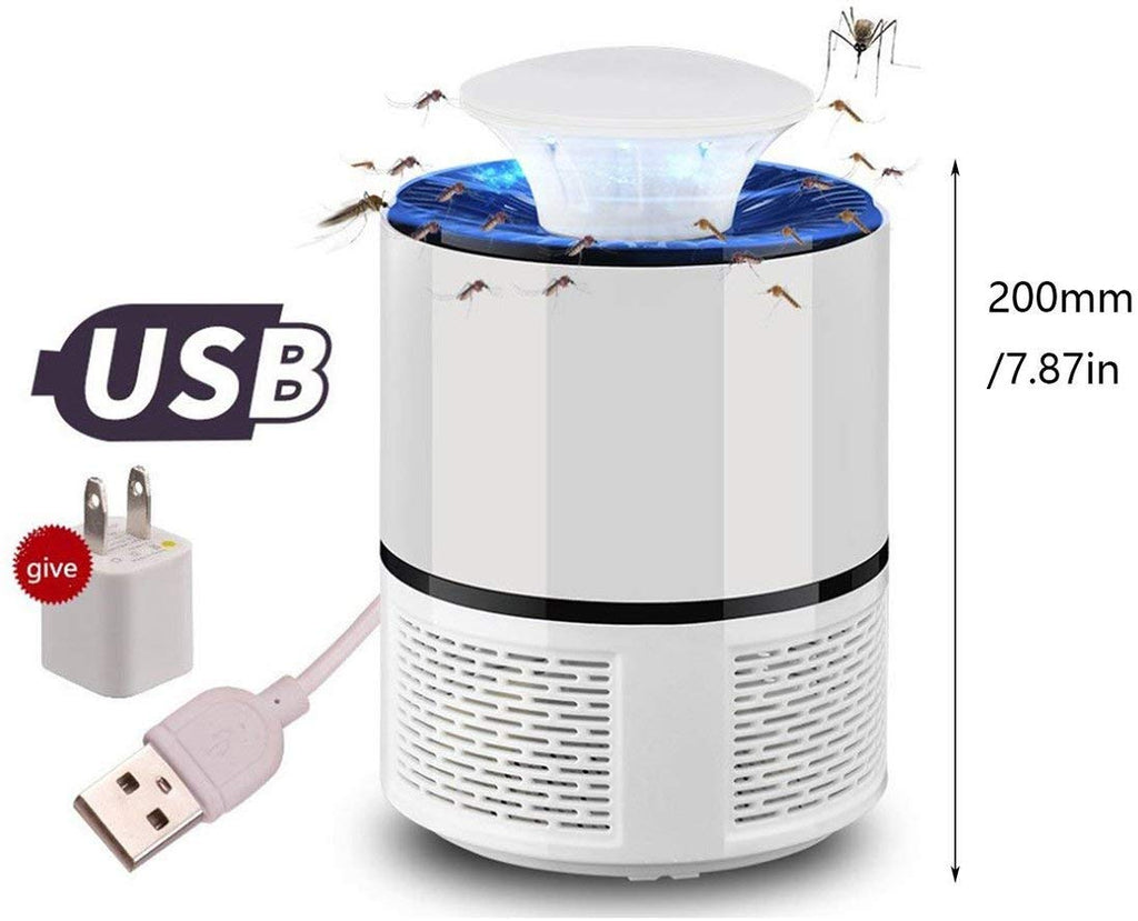 Mosquito Killer USB Electric Mosquito Killer Lamp Photocatalysis Mute Household LED Insect Zapper Insect Trap Random Color | 24hours.pk