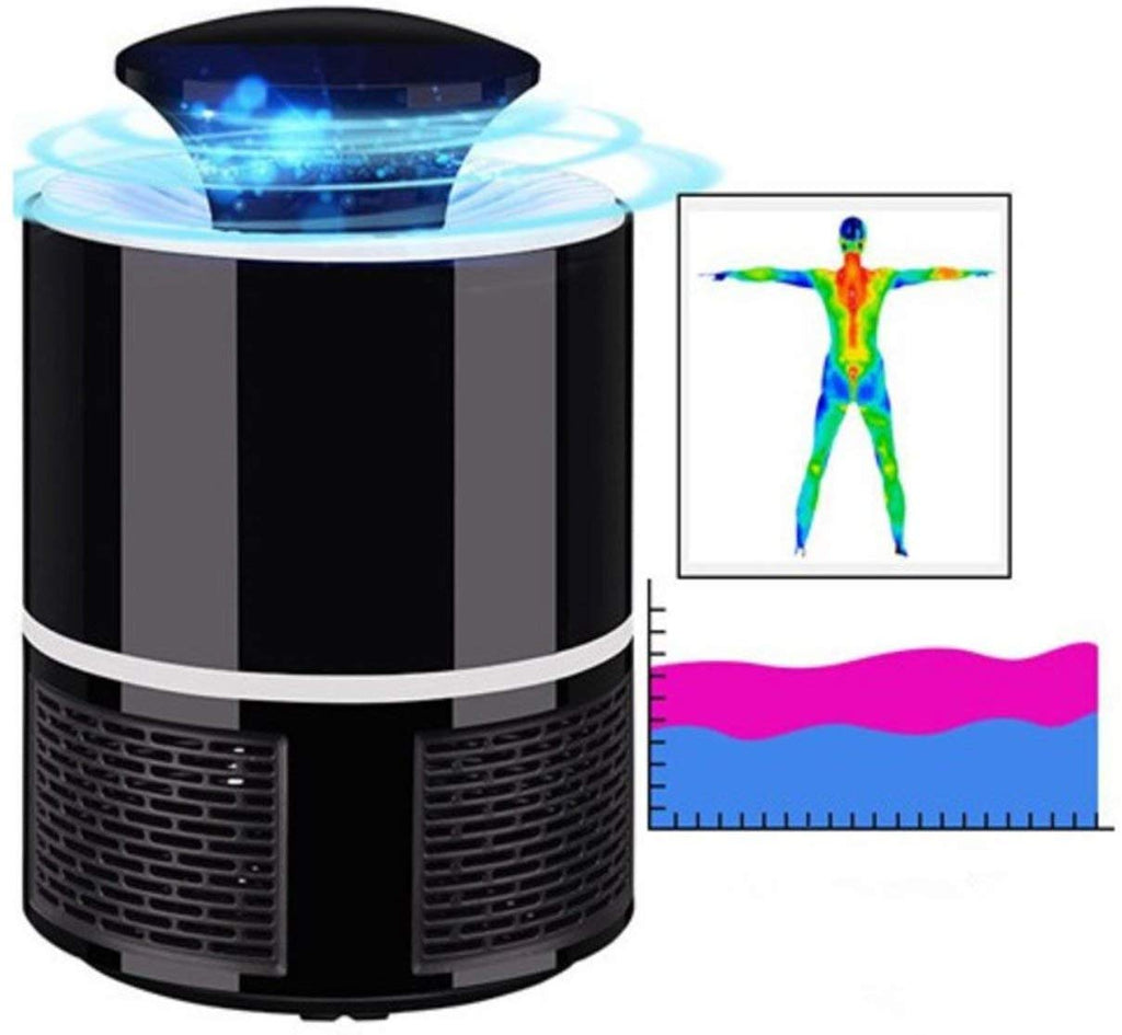 Mosquito Killer USB Electric Mosquito Killer Lamp Photocatalysis Mute Household LED Insect Zapper Insect Trap Random Color | 24hours.pk