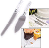 2 Piece Pastry Spatulas Cake Knife Stainless Steel Cake Cutlery Set Serving Knife and Shovel for Wedding Anniversary With Box | 24hours.pk