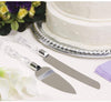 2 Piece Pastry Spatulas Cake Knife Stainless Steel Cake Cutlery Set Serving Knife and Shovel for Wedding Anniversary With Box | 24hours.pk
