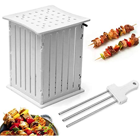 Barbq 36 Holes Meat Skewer Kabab Maker Box Machine