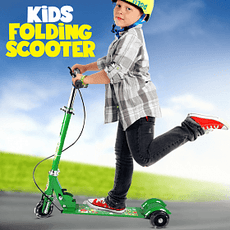 Scooter Kids 3 Wheeler Foldable Height Adjustable With Break | 24hours.pk