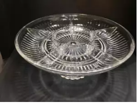 Acrylic Candy Dish Salad Tray Dry Fruit Home Decor With Lid Small Crystal | 24HOURS.PK