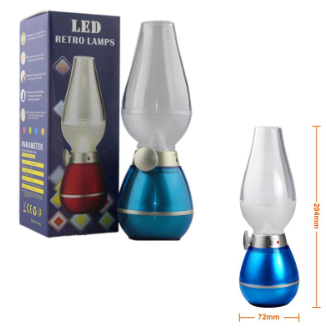Retro Blow Sensor Led USB Rechargeable Lamp | 24hours.pk