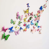 Pack of 2 Butterfly Wall Decor Stickers Random Design & Color Style | 24hours.pk