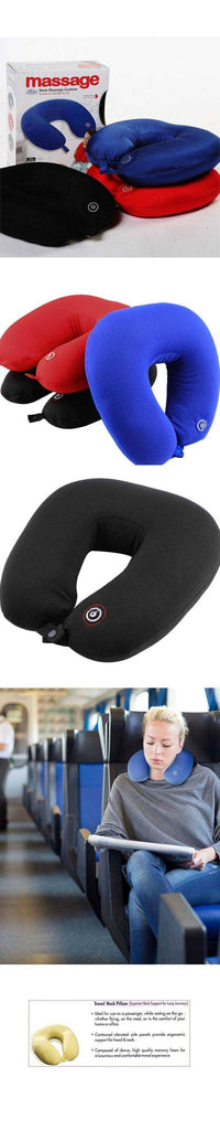 Vibrating Neck Massage Cushion - Travel Pillow | 24hours.pk