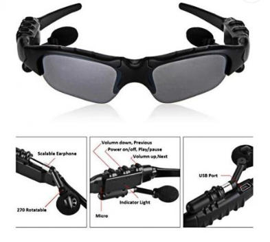 Bundle Deal - Wireless & Bluetooth Sunglasses + Light Glove lite (Pack Of 2) | 24hours.pk