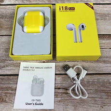 i18 with pop up window wireless earphone v5.0 | 24hours.pk
