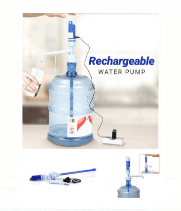 Rechargable water pump