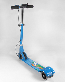 Scooter Kids 3 Wheeler Foldable Height Adjustable With Break | 24hours.pk