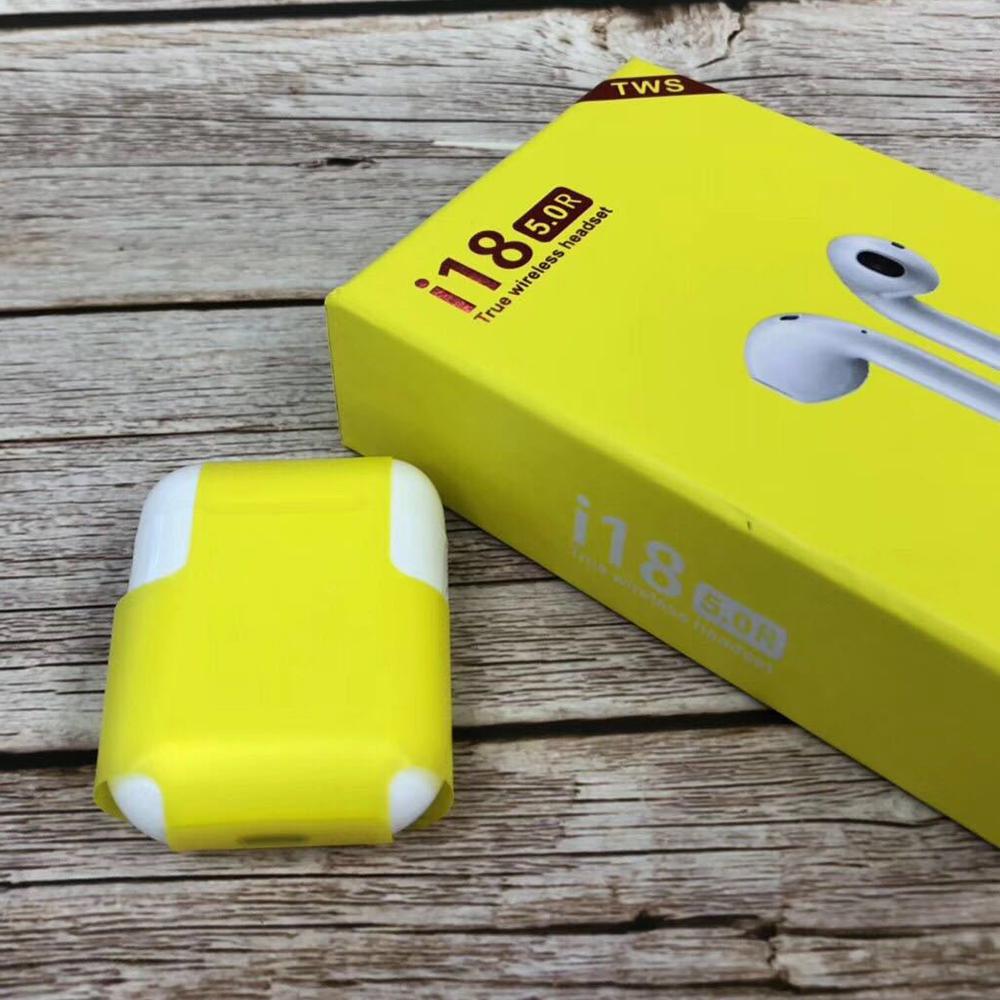 i18 with pop up window wireless earphone v5.0 | 24hours.pk