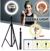 Photography Led Tiktok Ring Light 26cm Metal Frame Dimmable With 8 Ft Tripod Stand | 24HOURS.PK