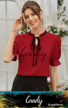 Candy Western Rope For Women's Red