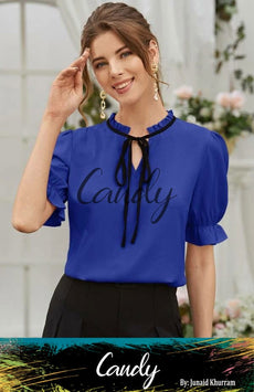 Candy Western Rope For Women's Blue