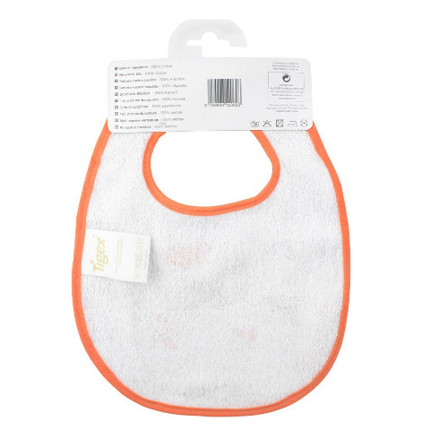 Pack of 3 Tigex Newborn Baby Bib 812060 | 24hours.pk