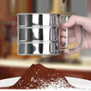 Stainless Steel Sieve Cup Powder Flour Sieve Pastry Baking Tools Home Garden Kitchen Dining Bakeware Cake Tools | 24hours.pk