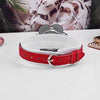 20Pcs Interchangeable Multi-Color Strap & Heart Shape Bezel Watch for Women | 24HOURS.PK