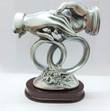 Hand Shake Show Piece Gift For Birthday and Marriage | 24hours.pk