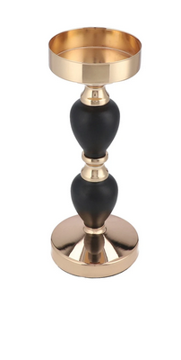 Candle Holder Black Golden M 13-26