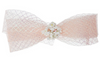 Peach Bow With Flower