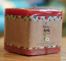 Pillar Candle Round Apple (3x3)