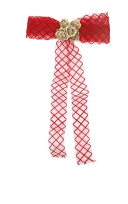 Red Bow (L)-Red--Large-Red