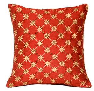 Ornamented Gold Cushion Cover
