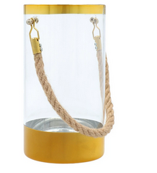 Hanging Candle Holder Golden S 111120