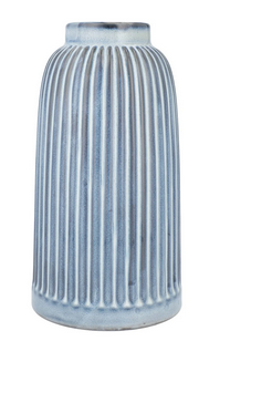 Ceramic Vase Blue Medium 965